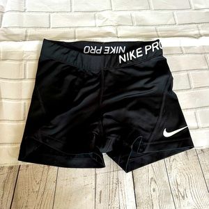Nike Pro Dri-Fit black shorts. Women’s size small.